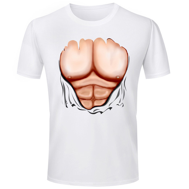 Unique Design New Mens Muscle T-Shirt 3D Personality Male T Shirts Custom  Popular Casual Slim Tees Fitted Shirts Top Quality - AliExpress